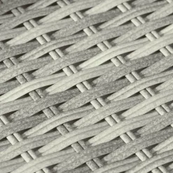 vidaXL Muebles De Jardín-Set de sofás de jardín 4 pzas y cojines ratán sintético gris