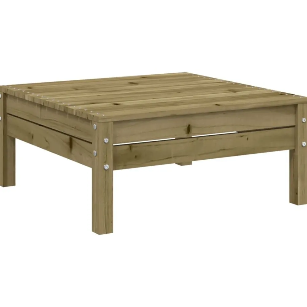 vidaXL Set de sofás jardín 8 pzas con cojines madera pino impregnada Impregnado natural Sale