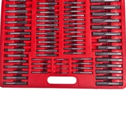 vidaXL Herramientas-Set de terrajas y macho de rosca 111 piezas