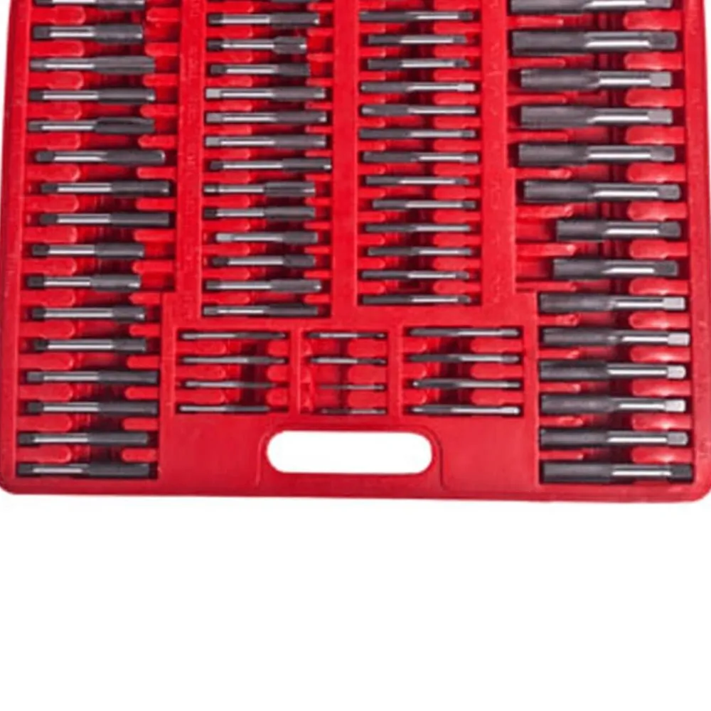vidaXL Herramientas-Set de terrajas y macho de rosca 111 piezas