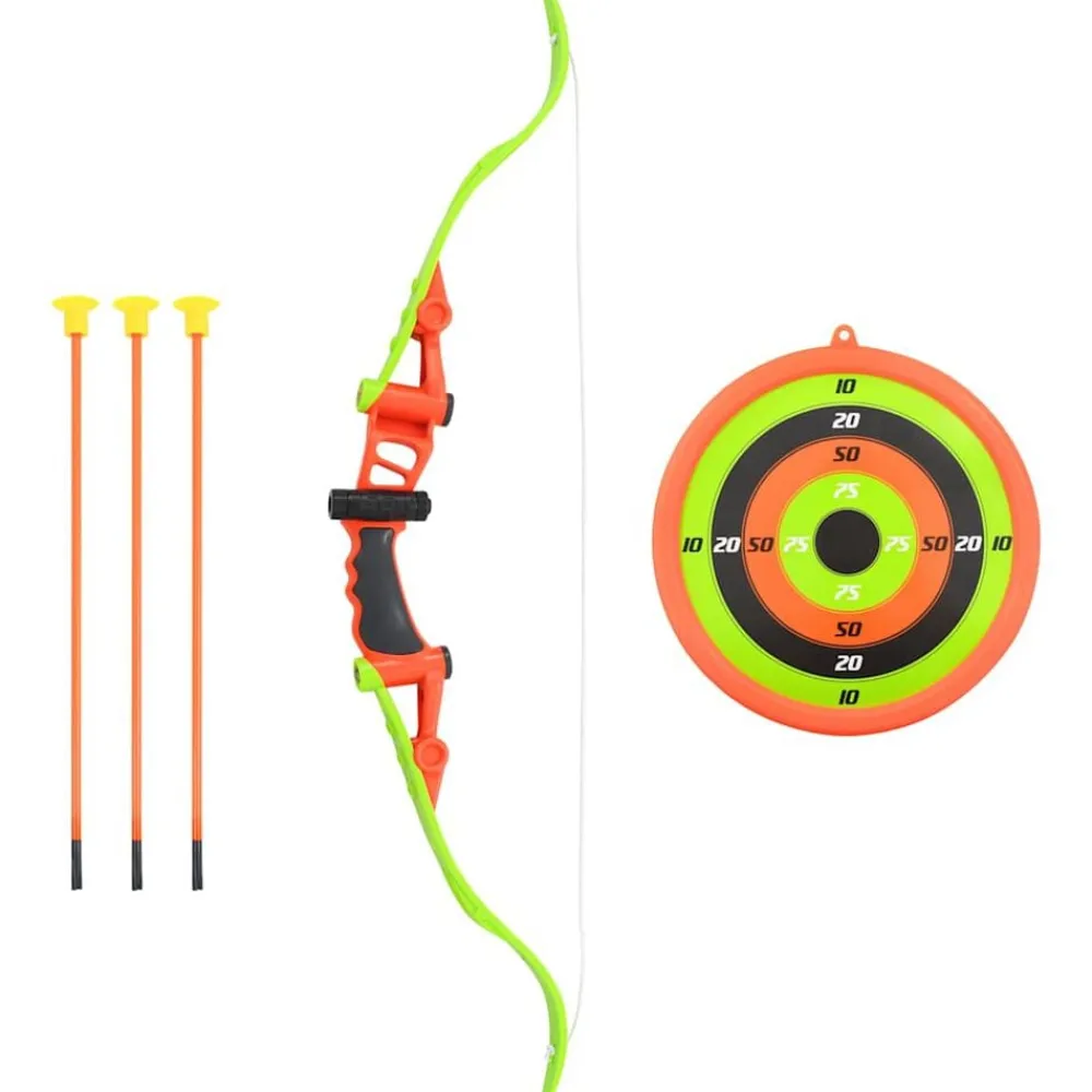 vidaXL Set de tiro con arco para niños de 5 piezas 68 cm