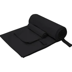 vidaXL Set de Toallas de Deportes 2 pcs tela Negro Online