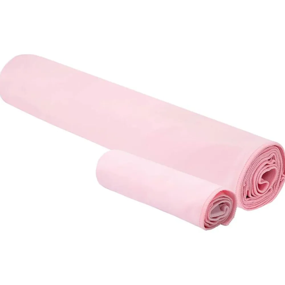 vidaXL Set de Toallas de Deportes 2 pcs tela Rosa Hot
