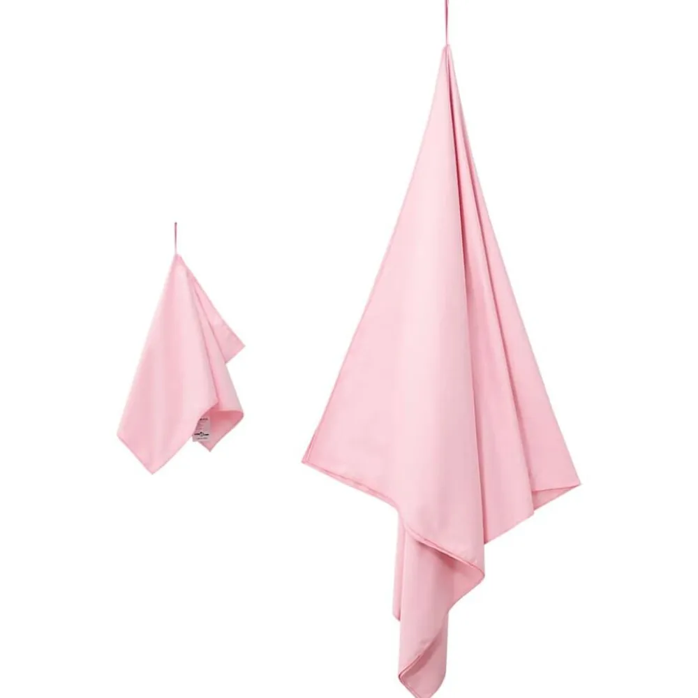 vidaXL Set de Toallas de Deportes 2 pcs tela Rosa Hot