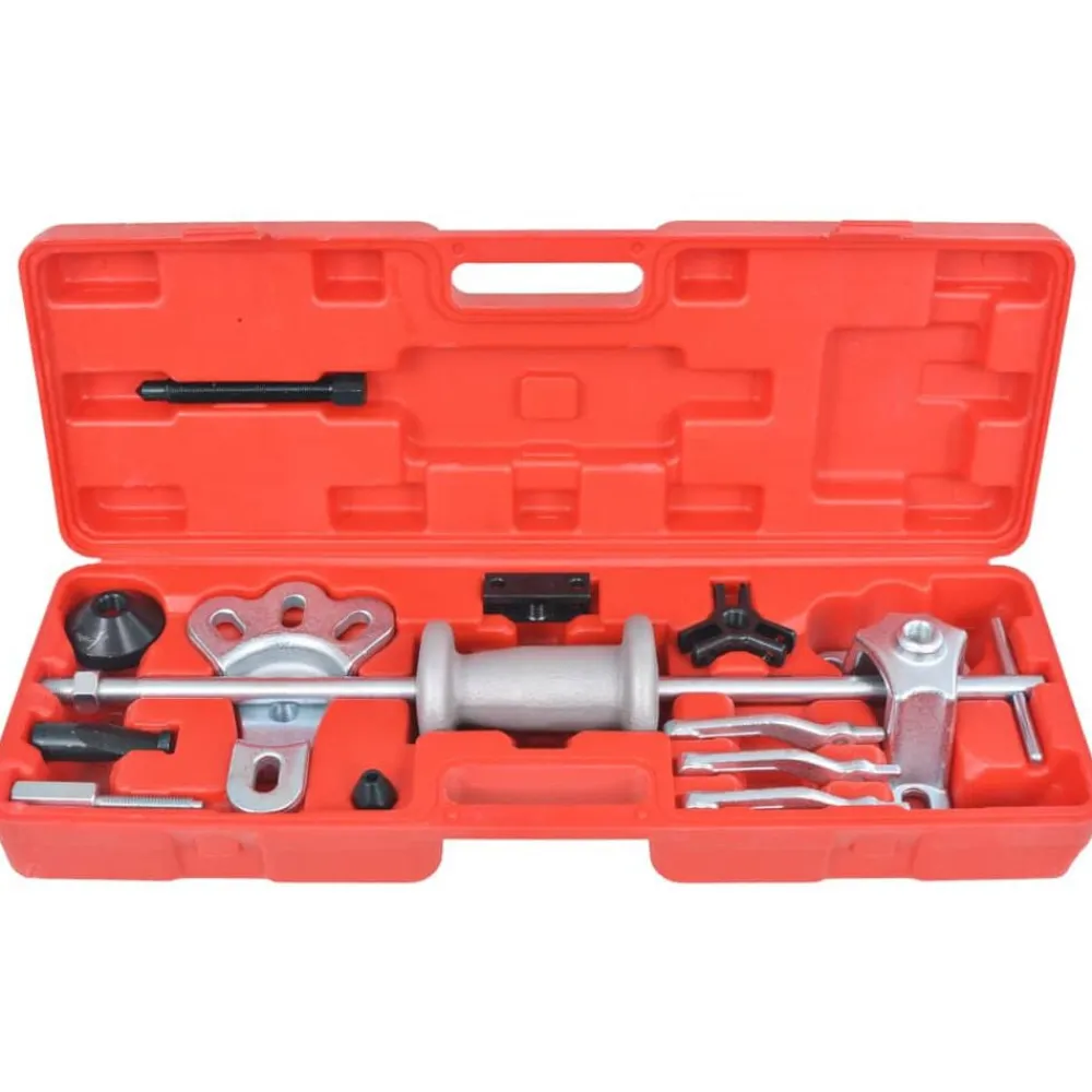 vidaXL Set extractor de martillo de inercia 9 modos 17 piezas Sale