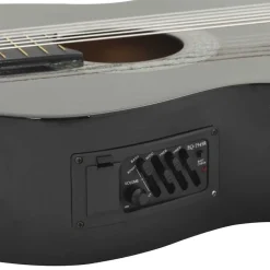 vidaXL Set guitarra occidental 12 pzas con ecualizador 6 cuerdas Negro Online