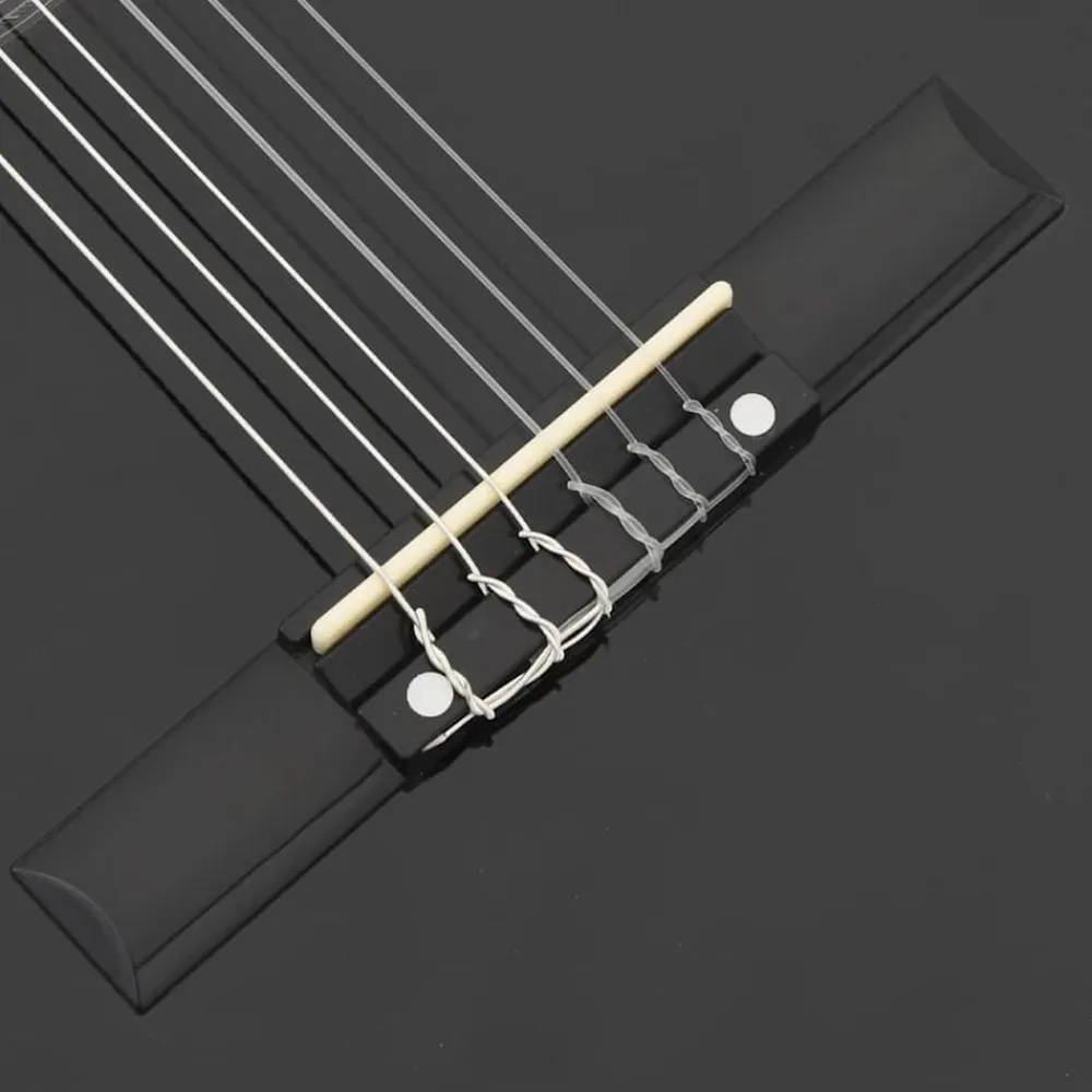 vidaXL Set guitarra occidental 12 pzas con ecualizador 6 cuerdas Negro Online