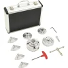 vidaXL Herramientas-Set mandriles de mordazas centradoras para madera acero 3,75"