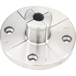 vidaXL Herramientas-Set mandriles de mordazas centradoras para madera acero 3,75