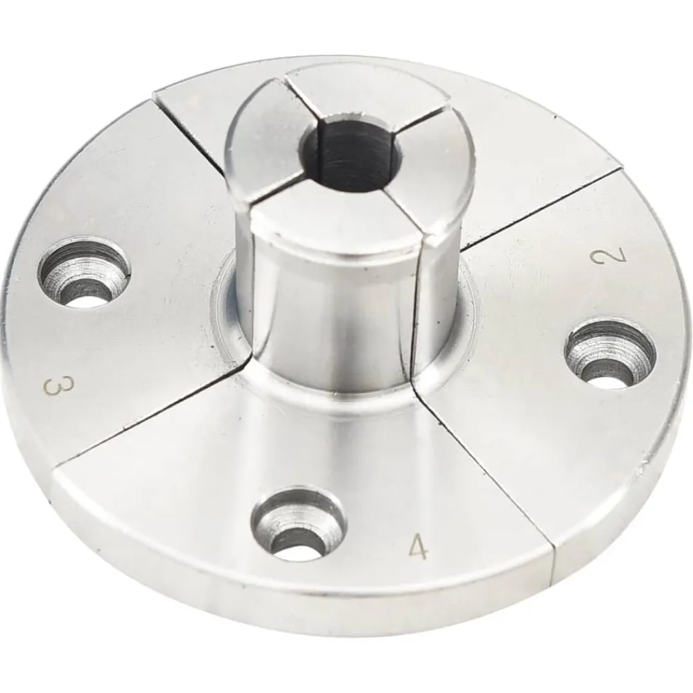 vidaXL Herramientas-Set mandriles de mordazas centradoras para madera acero 3,75"