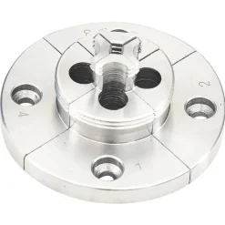 vidaXL Herramientas-Set mandriles de mordazas centradoras para madera acero 3,75