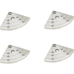 vidaXL Herramientas-Set mandriles de mordazas centradoras para madera acero 3,75