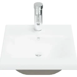 vidaXL Conjuntos De Muebles-Set muebles de baño 5 piezas madera ingeniería gris hormigón
