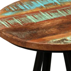 vidaXL Set muebles de bar 3 piezas madera maciza reciclada Sale
