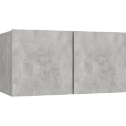 vidaXL Set muebles de salón TV 6 pzas madera ingeniería gris hormigón Gris hormig&oacute;n Best