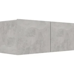 vidaXL Set muebles de salón TV 6 pzas madera ingeniería gris hormigón Gris hormig&oacute;n Best