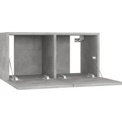 vidaXL Muebles Tv-Set muebles de salón TV 4 piezas madera ingeniería roble Sonoma