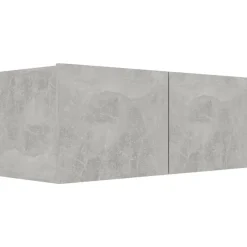 vidaXL Muebles Tv-Set muebles de salón TV 7 pzas madera ingeniería gris hormigón