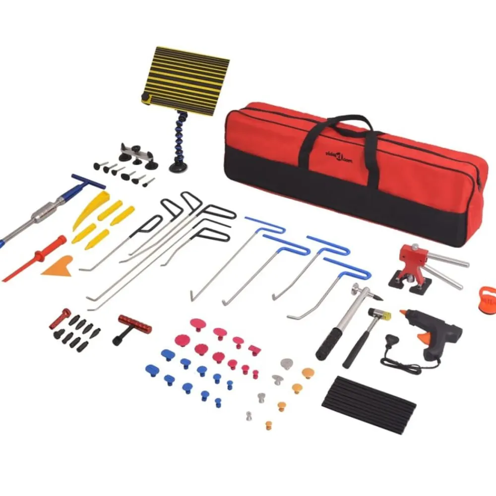 vidaXL Set reparación de abolladuras sin pintura acero inox 80 piezas Online