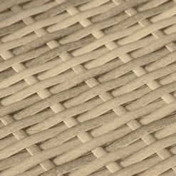 vidaXL Set sofás de jardín 7 piezas y cojines ratán sintético beige beige y crema