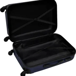 vidaXL Set Trolley Maleta Rígida Tres Uds. Azul Online