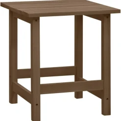 vidaXL Silla con otomana y mesa jardín Adirondack abeto macizo marrón Marrón New