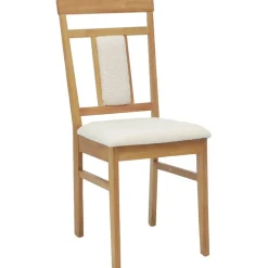 vidaXL Silla de comedor 2 pcs claro Madera de Caucho Sólido Natural y Clearance
