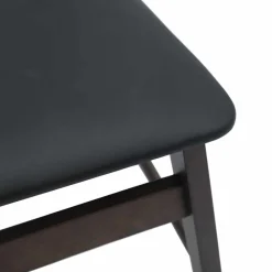 vidaXL Silla de comedor 2 pcs Marrón claro y negro marr&oacute;n claro y negro Discount