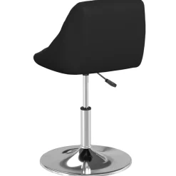 vidaXL Silla de comedor de cuero sintético negra Negro Online