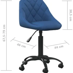 vidaXL Sillas-Silla de comedor de terciopelo