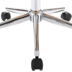 vidaXL Sillas-Silla de comedor giratoria madera curvada cuero sintético