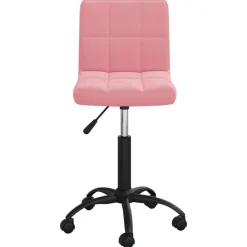 vidaXL Sillas-Silla de comedor giratoria de terciopelo