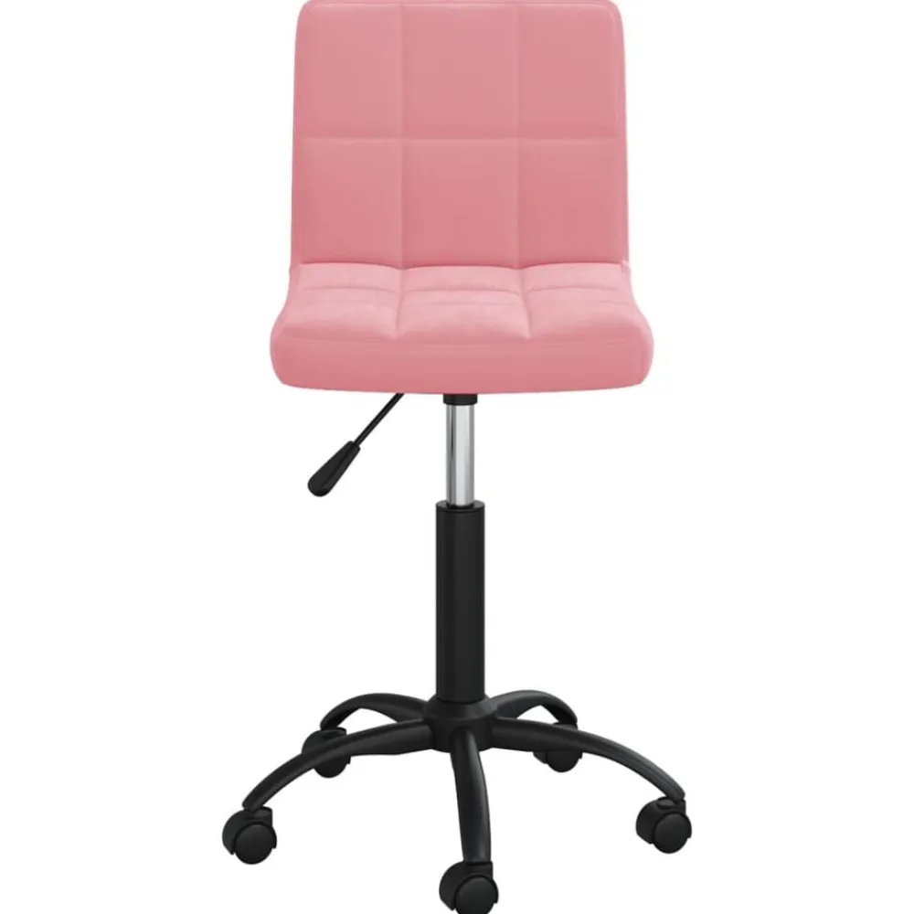 vidaXL Sillas-Silla de comedor giratoria de terciopelo