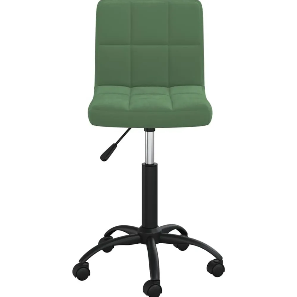 vidaXL Sillas-Silla de comedor giratoria de terciopelo