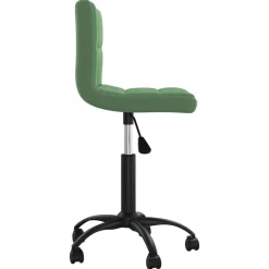 vidaXL Sillas-Silla de comedor giratoria de terciopelo