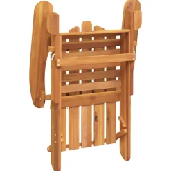 vidaXL Muebles De Jardín-Silla de jardín Adirondack con cojines madera maciza acacia