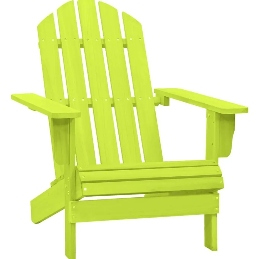 vidaXL Muebles De Jardín-Silla de jardín Adirondack madera maciza de abeto