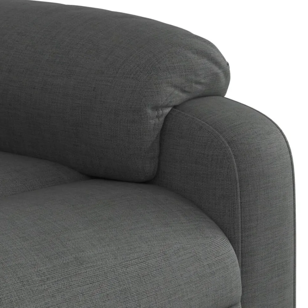 vidaXL Sillas-Silla de masaje reclinable de pie de tela