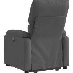 vidaXL Sillas-Silla de masaje reclinable de pie de tela