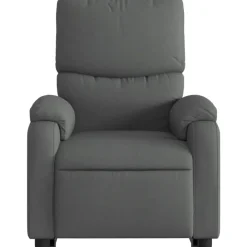 vidaXL Sillas-Silla de masaje reclinable de pie de tela
