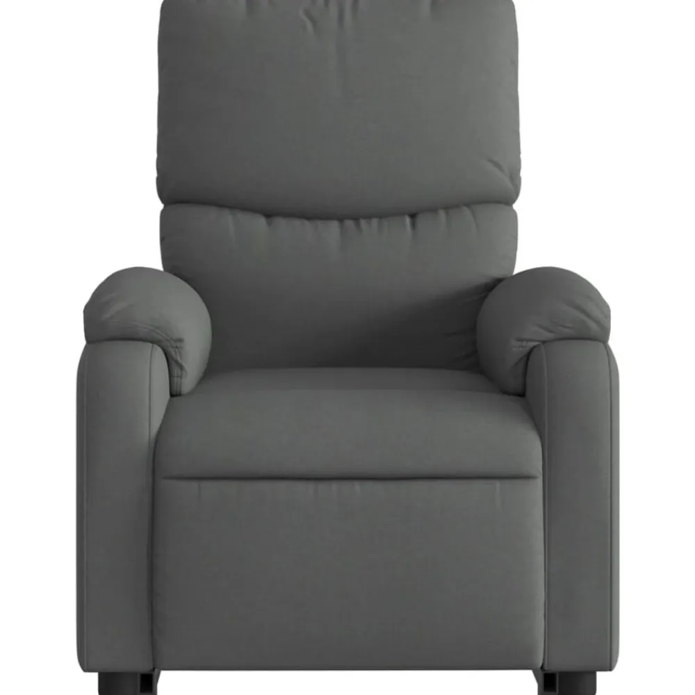 vidaXL Sillas-Silla de masaje reclinable de pie de tela