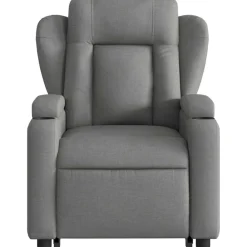 vidaXL Sillas-Silla de masaje reclinable de pie de tela