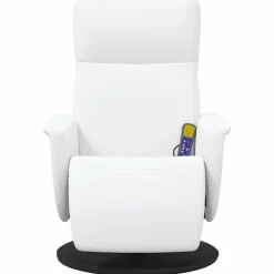 vidaXL Sillas-Silla de masajes reclinable 71 x 90 x 105 cm Cuero sintético