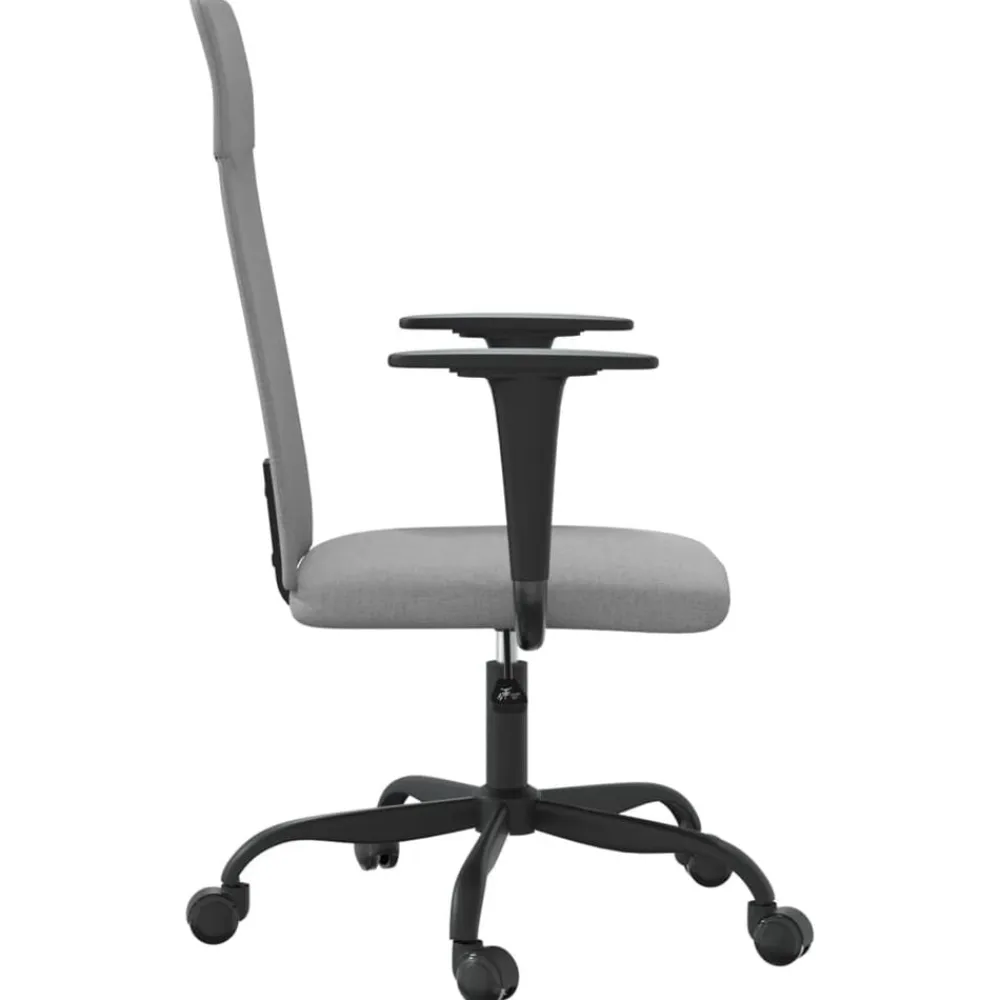 vidaXL Mobiliario De Oficina-Silla de oficina altura ajustable tela