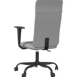 vidaXL Mobiliario De Oficina-Silla de oficina altura ajustable tela