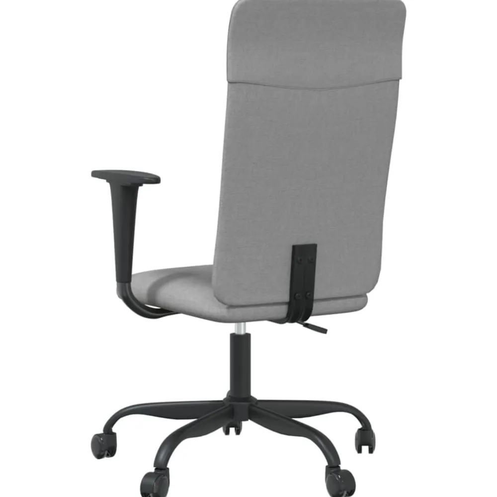 vidaXL Mobiliario De Oficina-Silla de oficina altura ajustable tela