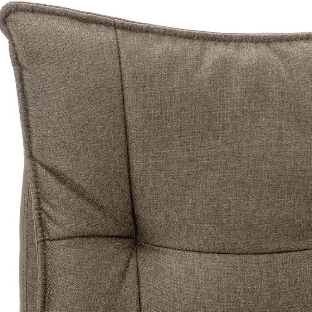 vidaXL Silla de oficina de masaje de tela gris Taupé Clearance