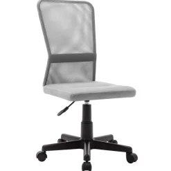 vidaXL Silla de oficina de tela de malla 44x52x100 cm Gris Hot