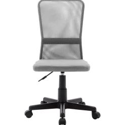 vidaXL Silla de oficina de tela de malla 44x52x100 cm Gris Hot