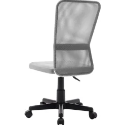 vidaXL Silla de oficina de tela de malla 44x52x100 cm Gris Hot